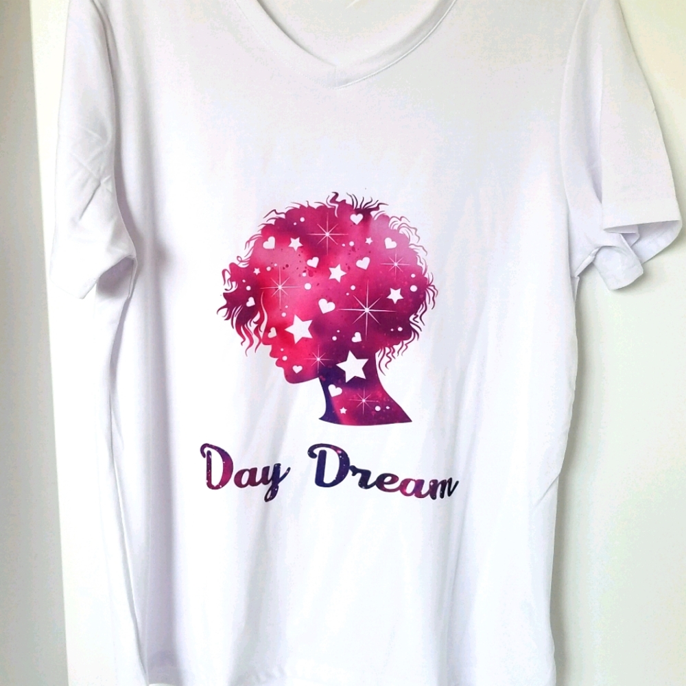 Custom made V-neck T-shirt